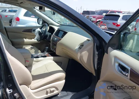 2017 Nissan Pathfinder Platinum from USA, damaged, VIN 5N1DR2MN7HC602327